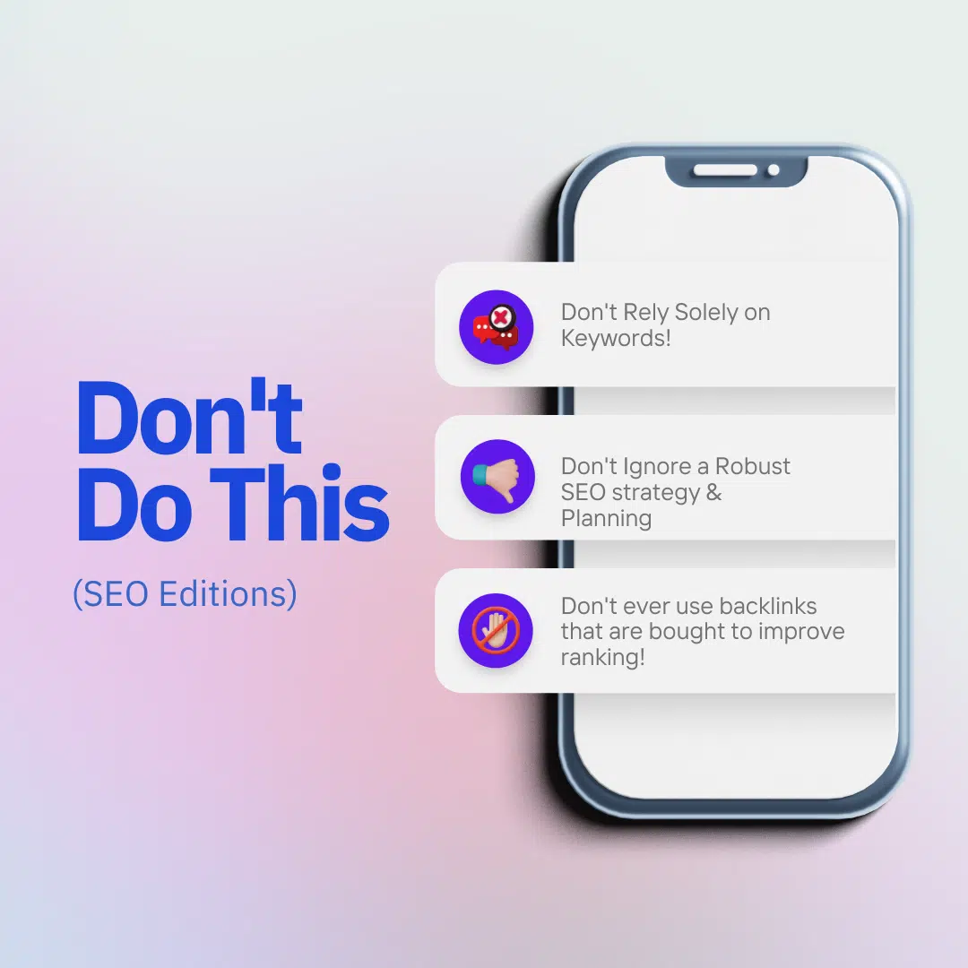 Grey and Pink Gradient 3D Rendering Digital Marketing Tips Instagram Post